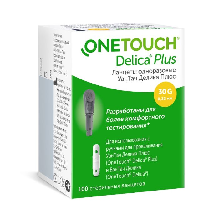 One Touch DELICA ланцеты 200шт