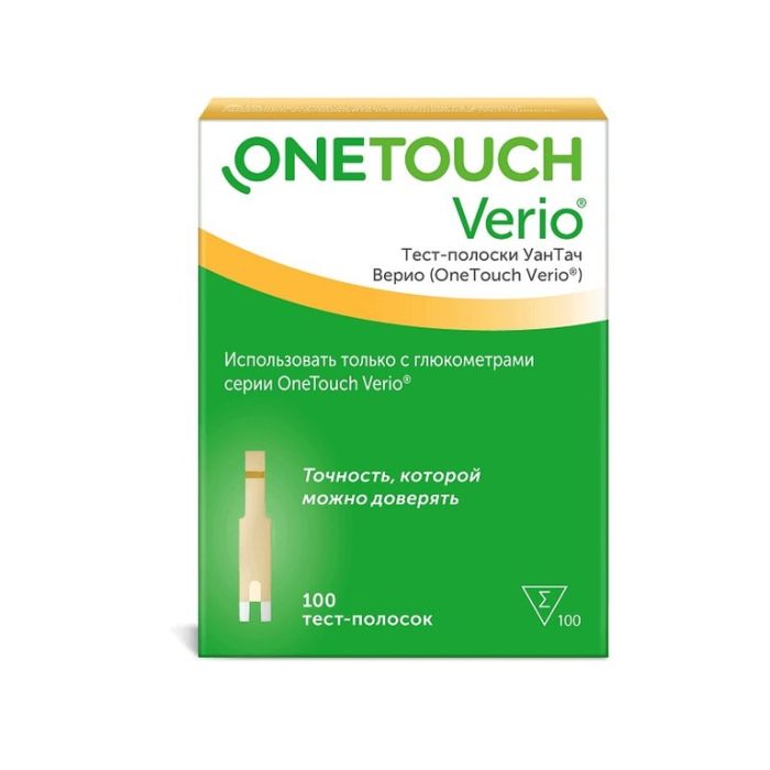 One Touch VERIO тест-полоски 100шт