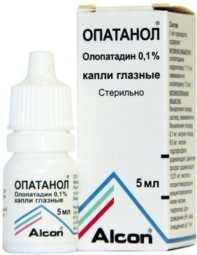Опатанол капли гл 01% 5мл фл-кап Опатанол капли гл 01% 5мл фл-кап