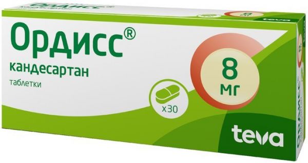 Ордисс таб 8мг 30 шт Ордисс таб 8мг 30 шт