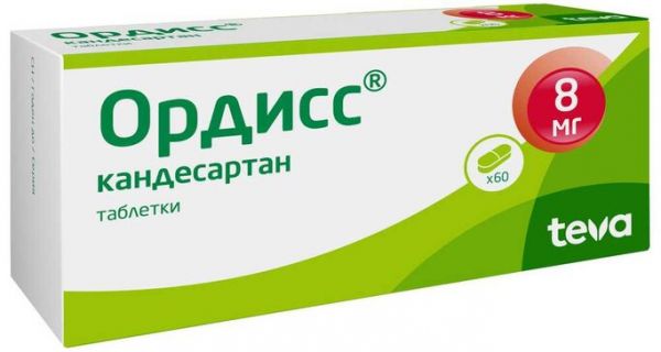 Ордисс таб 8 мг 60 шт Ордисс таб 8 мг 60 шт