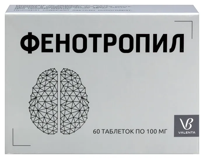 Фенотропил 100мг №60 таблетки