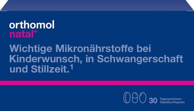 Ортомоль Натал плюс, Курс 30 дней (таблетки, капсулы)