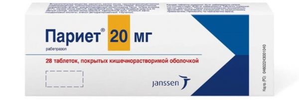 Париет таб 20 мг 28 шт Париет таб 20 мг 28 шт