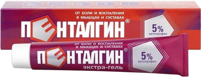 Пенталгин Экстра-гель от боли в спине, мышцах и суставах, 5% 50г