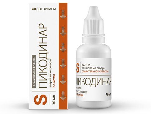 Пикодинар капли для приема внутрь 75мг/мл 30 мл Пикодинар капли для приема внутрь 75мг/мл 30 мл