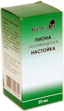 Пиона уклоняющегося настойка 25мл флв индуп камелия