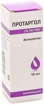 Протаргол раствор 2% 10 мл Протаргол раствор 2% 10 мл