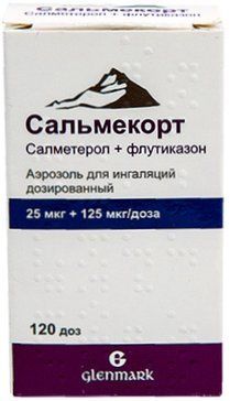 Сальмекорт аэрозоль для инг дозир 25мкг+125мкг/доза 120доз баллаэр пачка карт