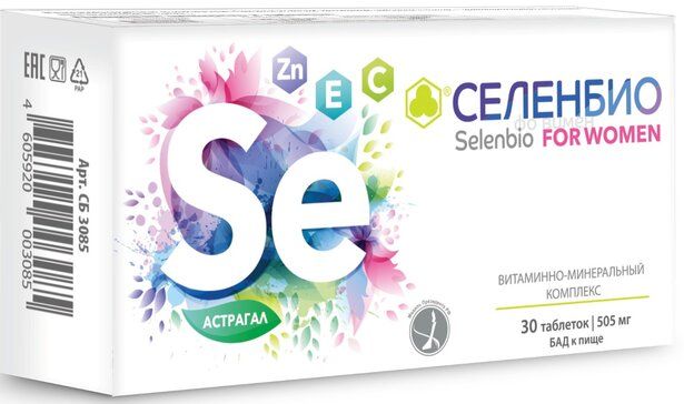 Селенбио фо вумен таб 30 шт
