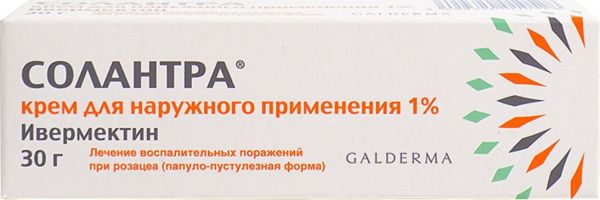 Солантра крем 1% 30 г Солантра крем 1% 30 г