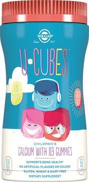 Солгар ю-кьюбс пастилки мармеладные 2500мг 60 шт с кальцием и витд3