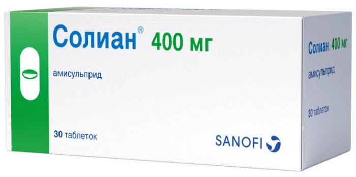 Солиан таб п/об пленочной 400мг 30 шт