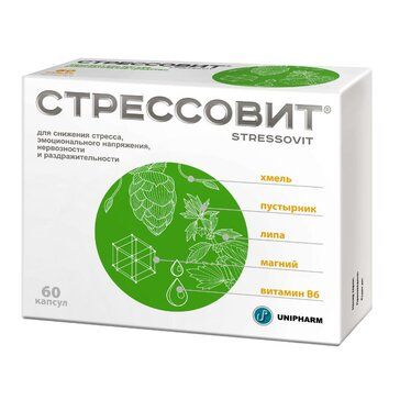 Стрессовит капс 60 шт Стрессовит капс 60 шт