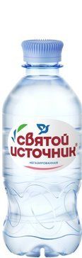 Святой источник Вода питьевая негазированная 033 л (ПЭТ)