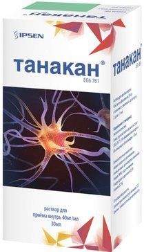 Танакан раствор 40мг/мл 30 мл Танакан раствор 40мг/мл 30 мл