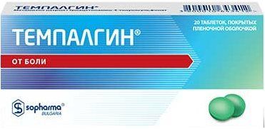 Темпалгин таб п/об 20 шт Темпалгин таб п/об 20 шт
