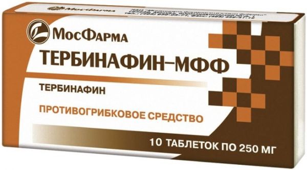 Тербинафин-мфф таб 250мг 10 шт Тербинафин-мфф таб 250мг 10 шт