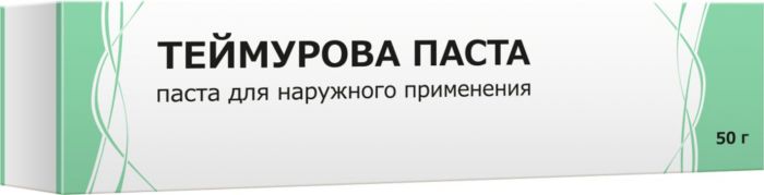 Теймурова паста для наружнприм-я 50г туба тульская фф