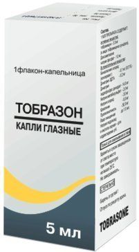 Тобразон капли глазные 5 мл