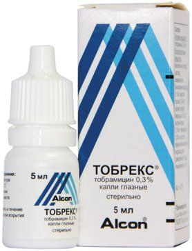 Тобрекс капли гл 03% 5мл фл-кап Тобрекс капли гл 03% 5мл фл-кап