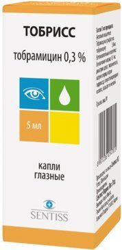 Тобрисс капли гл 03% 5мл фл-кап 1 шт