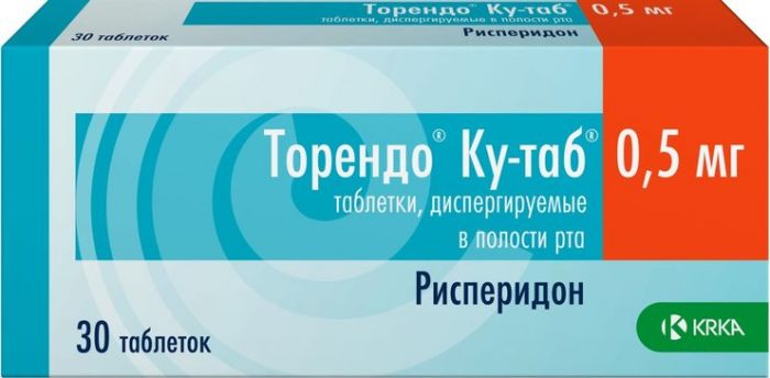 Торендо ку-таб таб диспергируемые в полости рта 05мг пак 30 шт