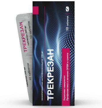 Трекрезан таб 200мг 10 шт Трекрезан таб 200мг 10 шт