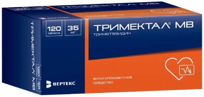Тримектал МВ таб 35 мг 120 шт