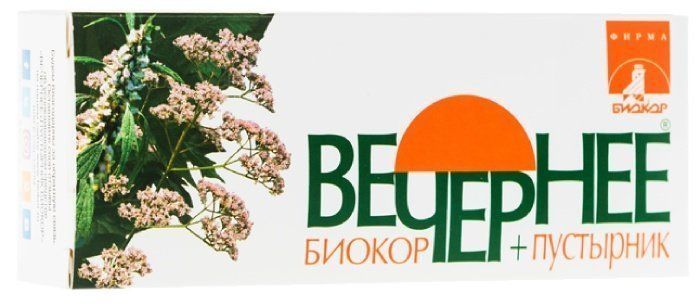 Вечернее+ драже 60 шт пустырник