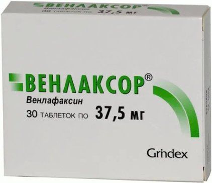 Венлаксор таб 375мг 30 шт