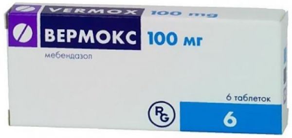 Вермокс таб 100мг 6 шт