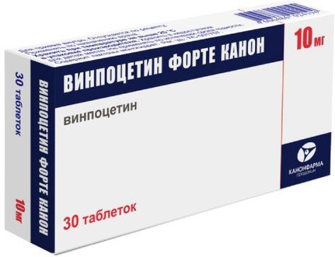 Винпоцетин форте канон таб 10мг 30 шт
