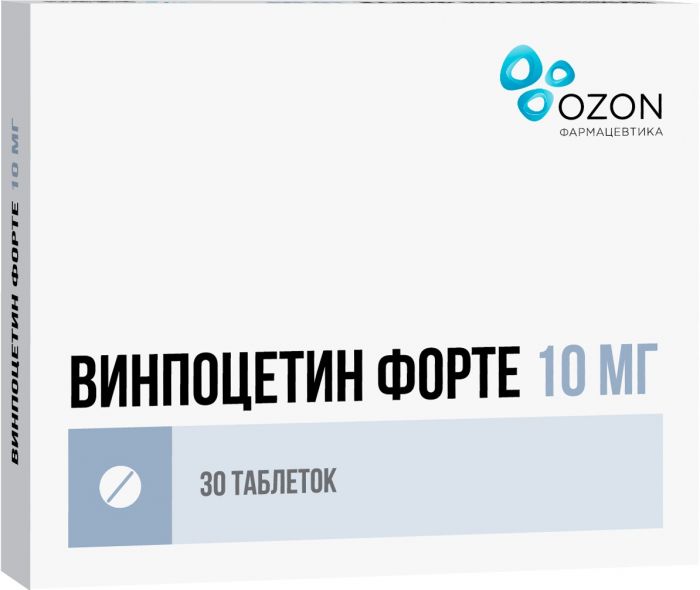 Винпоцетин форте таб 10мг 30 шт озон