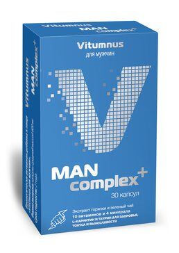 Витаминно-минеральный комплекс для мужчин капс 30 шт Vitumnus Витаминно-минеральный комплекс для мужчин капс 30 шт Vitumnus