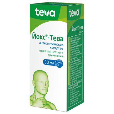 Йокс-Тева спрей для местного применения 30мл Йокс-Тева спрей для местного применения 30мл